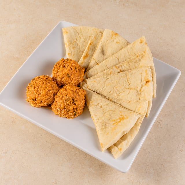 Fire Feta and Pita.
