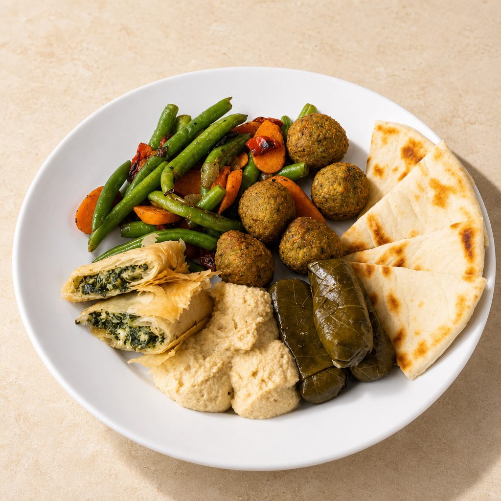 Vegetarian Plate.
