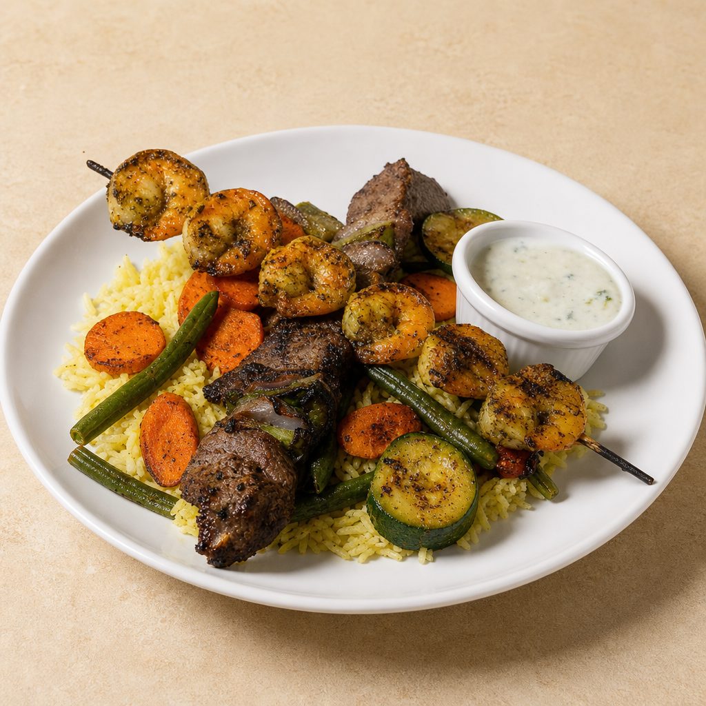 Surf and Turf Plate.